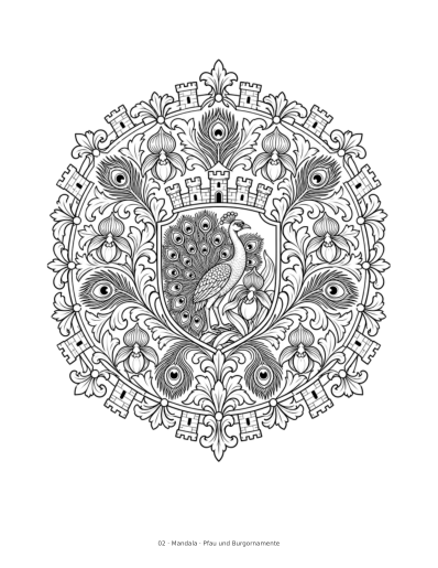 Ausmalseite 2: Die Veltheimsburg